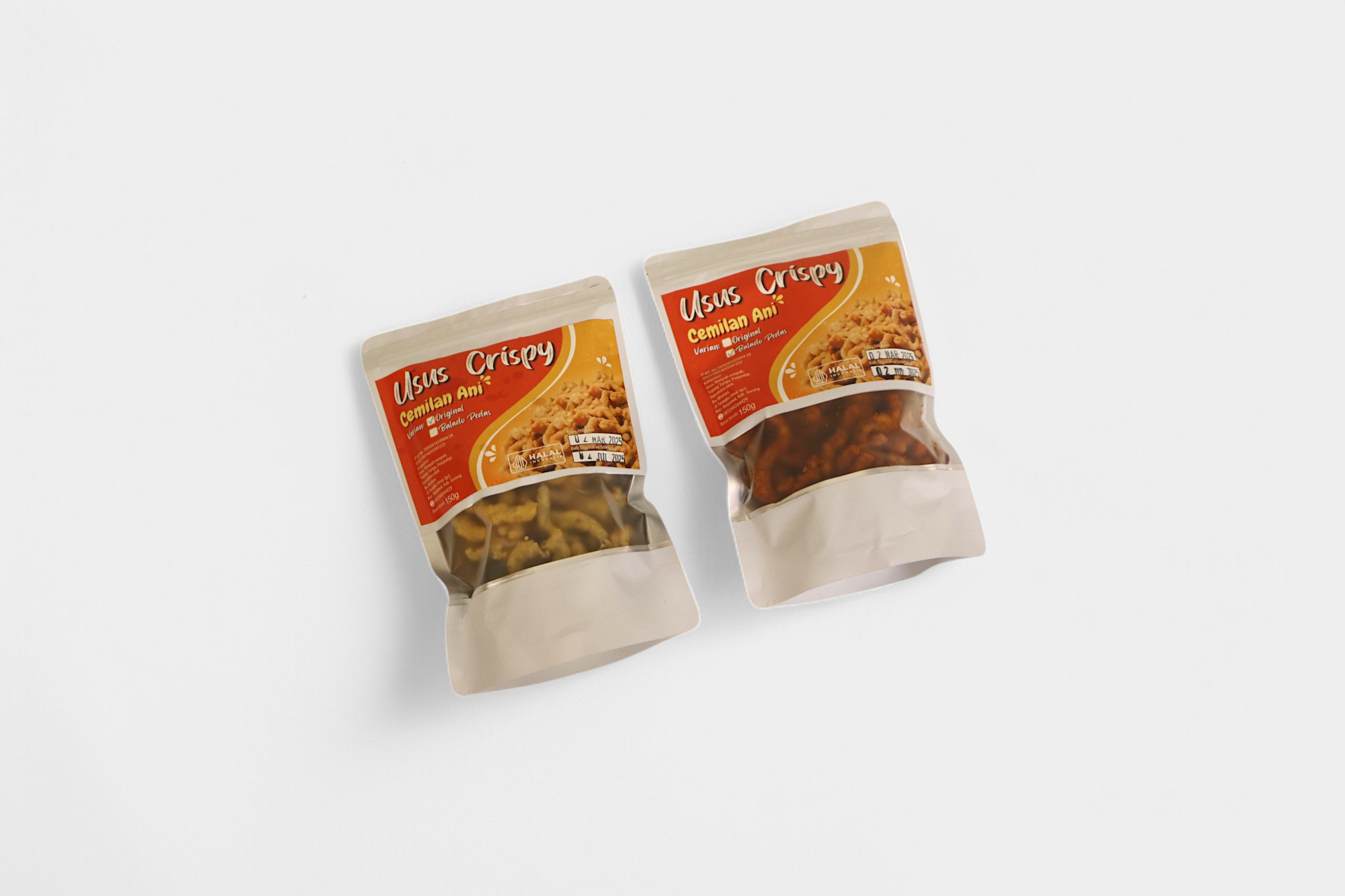 Usus Ayam Crispy Rasa Balado 150g