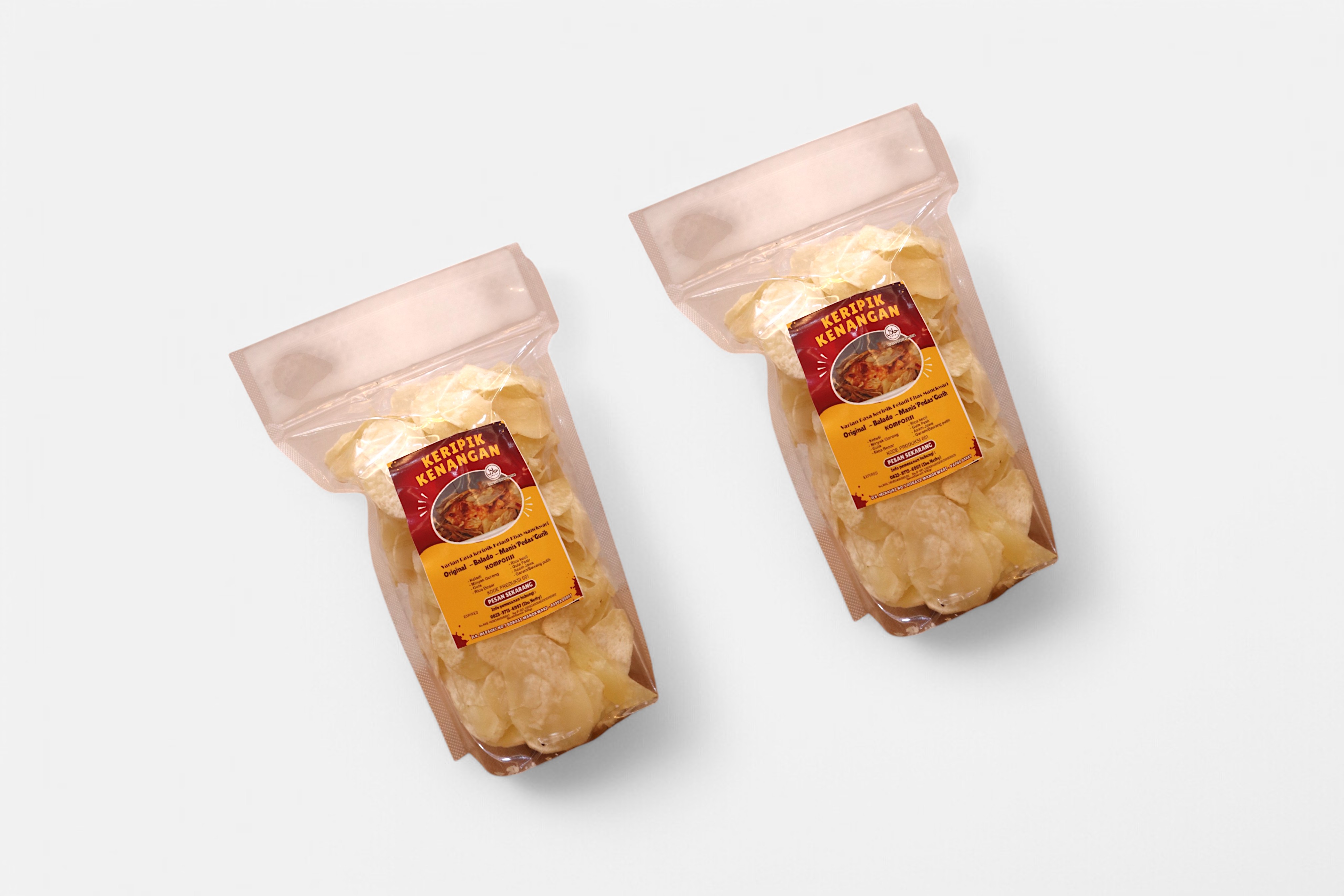 Keripik kenangan Rasa Balado 300g