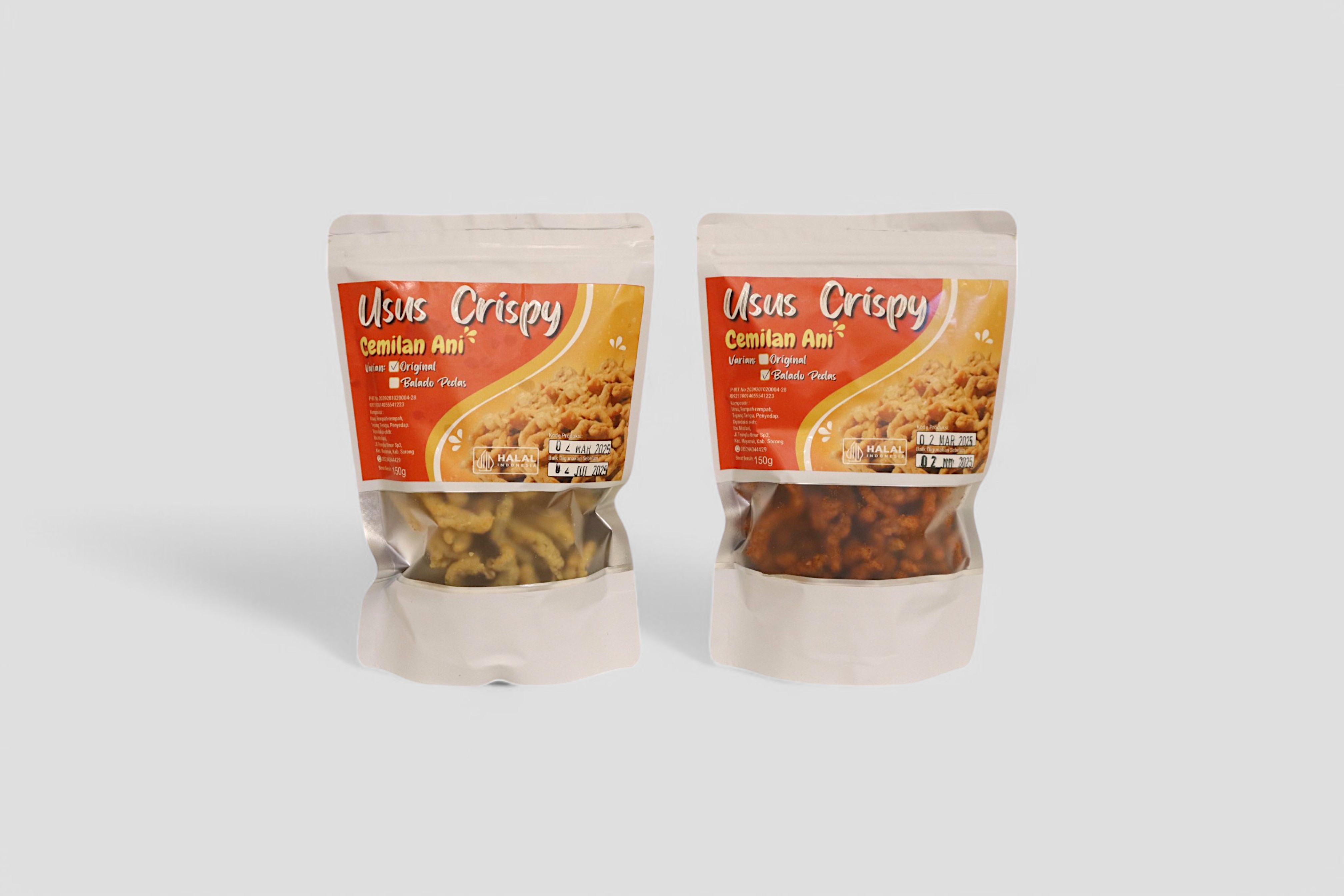 Usus Ayam Crispy Rasa Original 150g